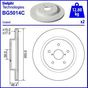 Delphi BG5014C - Əyləc Diski furqanavto.az