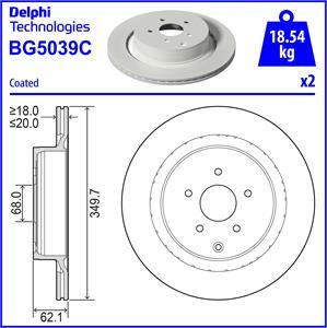 Delphi BG5039C - Əyləc Diski furqanavto.az