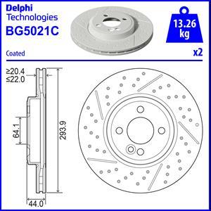 Delphi BG5021C - Əyləc Diski furqanavto.az
