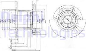 Delphi BG649 - Əyləc Diski furqanavto.az