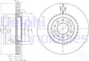 Delphi BG3993 - Əyləc Diski furqanavto.az