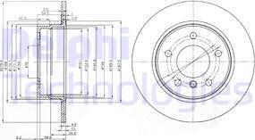 Delphi BG3948C - Əyləc Diski furqanavto.az