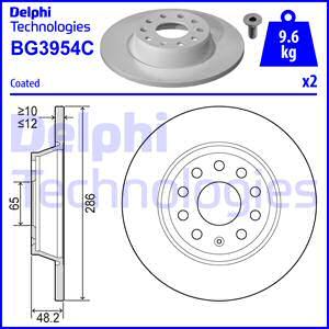 Delphi BG3954C - Əyləc Diski furqanavto.az