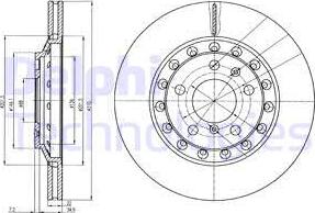 Delphi BG3958 - Əyləc Diski furqanavto.az