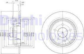 Delphi BG3969 - Əyləc Diski furqanavto.az