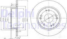 Delphi BG3964 - Əyləc Diski furqanavto.az