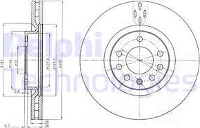 Delphi BG3963 - Əyləc Diski furqanavto.az