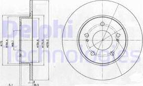 Delphi BG3904 - Əyləc Diski furqanavto.az