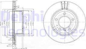 Delphi BG3900C - Əyləc Diski furqanavto.az