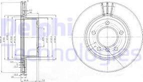 Delphi BG3900 - Əyləc Diski furqanavto.az