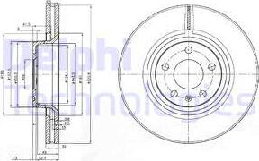 Delphi BG3939 - Əyləc Diski furqanavto.az