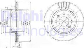 Delphi BG3934 - Əyləc Diski furqanavto.az