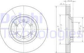 Delphi BG3936 - Əyləc Diski furqanavto.az