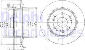 Delphi BG3979 - Əyləc Diski furqanavto.az