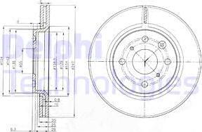 Delphi BG3976C-18B1 - Əyləc Diski furqanavto.az