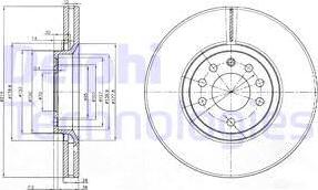 Delphi BG3973 - Əyləc Diski furqanavto.az