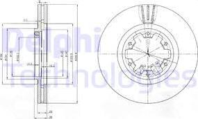 Delphi BG3972 - Əyləc Diski furqanavto.az