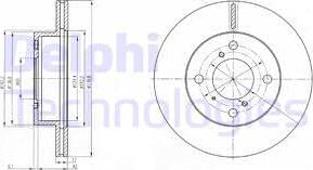 Delphi BG3499 - Əyləc Diski furqanavto.az