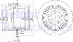 Delphi BG3419 - Əyləc Diski furqanavto.az