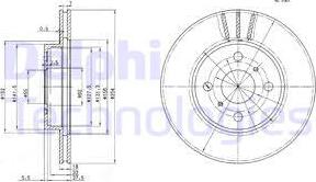 Delphi BG3414 - Əyləc Diski furqanavto.az