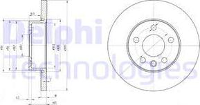 Delphi BG3415 - Əyləc Diski furqanavto.az