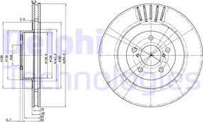 Delphi BG3413 - Əyləc Diski furqanavto.az