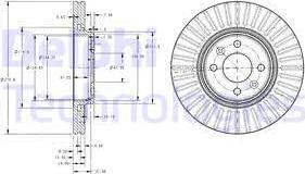 Delphi BG3430 - Əyləc Diski furqanavto.az