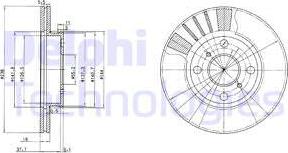 Delphi BG3424 - Əyləc Diski furqanavto.az