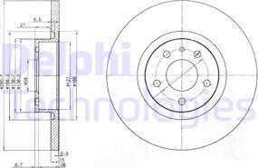 Delphi BG3420 - Əyləc Diski furqanavto.az