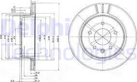 Delphi BG3542 - Əyləc Diski furqanavto.az