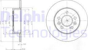 Delphi BG3552 - Əyləc Diski furqanavto.az