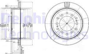 Delphi BG3557 - Əyləc Diski furqanavto.az