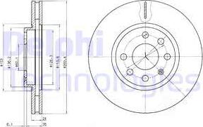 Delphi BG3569C - Əyləc Diski furqanavto.az