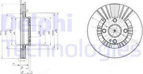 Delphi BG3509 - Əyləc Diski furqanavto.az