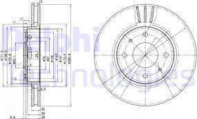 Delphi BG3501C - Əyləc Diski furqanavto.az