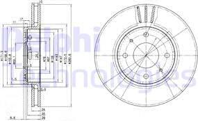 Delphi BG3501 - Əyləc Diski furqanavto.az