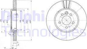 Delphi BG3503 - Əyləc Diski furqanavto.az