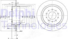 Delphi BG3502 - Əyləc Diski furqanavto.az