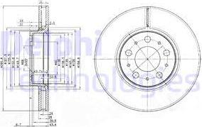 Delphi BG3513C - Əyləc Diski furqanavto.az