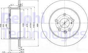 Delphi BG3583 - Əyləc Diski furqanavto.az