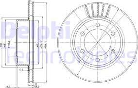 Delphi BG3535 - Əyləc Diski furqanavto.az