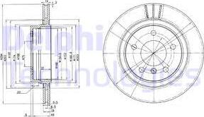 Delphi BG3530C - Əyləc Diski furqanavto.az