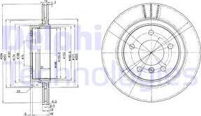 Delphi BG3530 - Əyləc Diski furqanavto.az