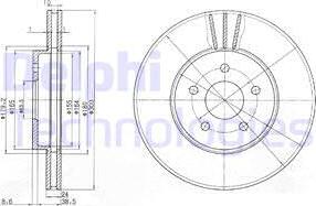 Delphi BG3537 - Əyləc Diski furqanavto.az