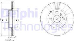 Delphi BG3520 - Əyləc Diski furqanavto.az