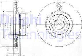 Delphi BG3699 - Əyləc Diski furqanavto.az