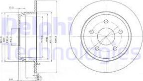 Delphi BG3660 - Əyləc Diski furqanavto.az