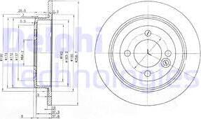 Delphi BG3662C - Əyləc Diski furqanavto.az