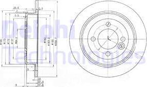 Delphi BG3662 - Əyləc Diski furqanavto.az