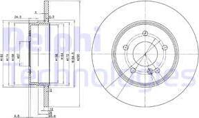 Delphi BG3602 - Əyləc Diski furqanavto.az